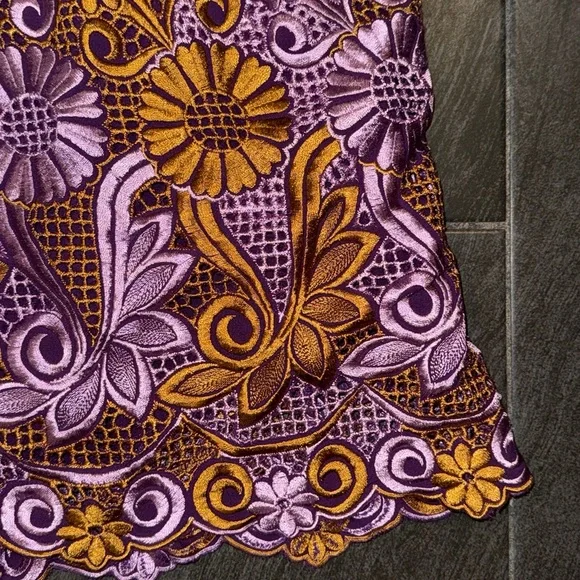 Anthropologie Embroidered Mini Dress - Picture 3 of 13